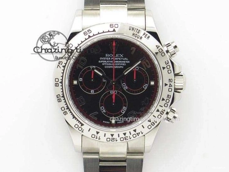 Bezel YG Crystals MPF SA4801 Skeleton Bracelet Custom 40mm Modded Green Dial Daytona on 0427